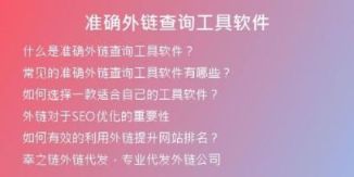 準確外鏈查詢工具軟件